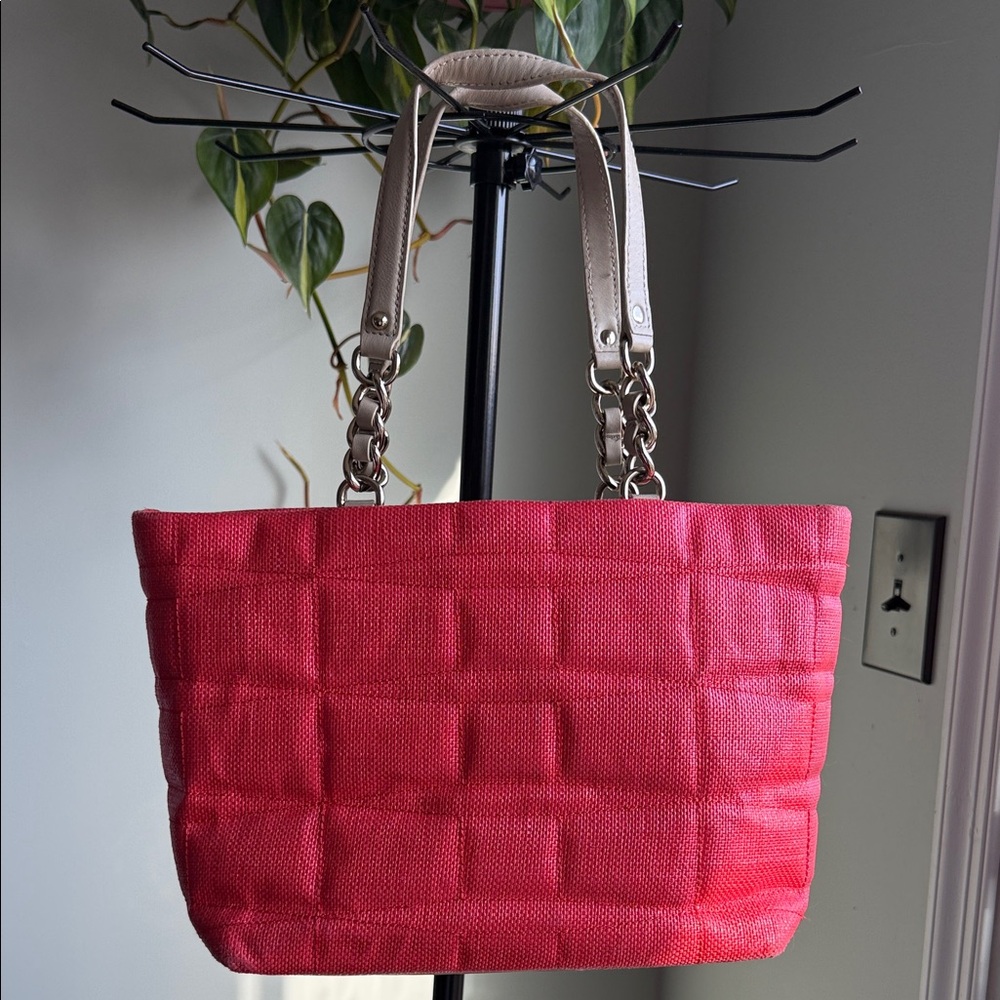 Kate Spade Red and Tan Tote Bag - Picture 8 of 12